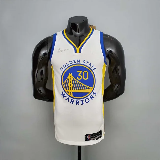 75th Anniversary Curry#2974 Warriors White