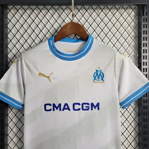 Marseille 2023-24 home soccer jerseys