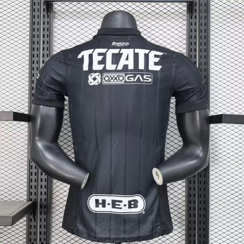 2024-25 Monterrey black special player version jersey   (The player version is more slim fit, it is recommended to buy one size larger)