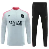 paris saint germain 2024 light gray training suit