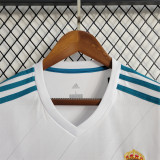 17-18 Real Madrid  home white retro jersey