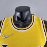 75th Anniversary IRVING #2 Los Angeles Lakers Yellow NBA Jersey