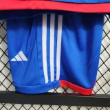 2023-24 University of Chile home kids kit soccer jerseys