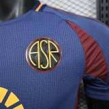 2024-25 Roma Third away player version jersey(The player version is more slim fit, it is recommended to buy one size larger)