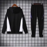 Real Madrid 2024-25 black hooded tracksuits