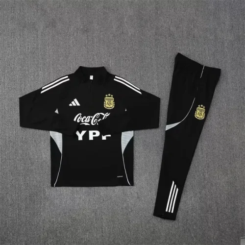 argentina 2025-26 black training suit