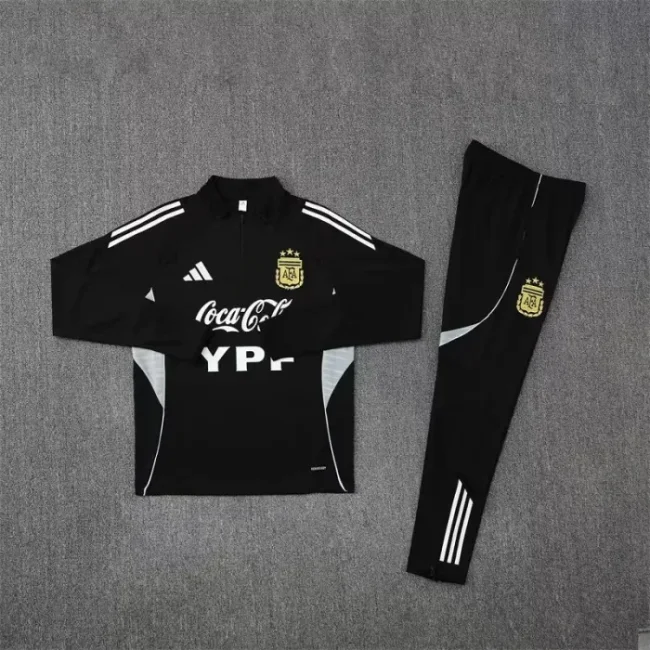 argentina 2025-26 black training suit