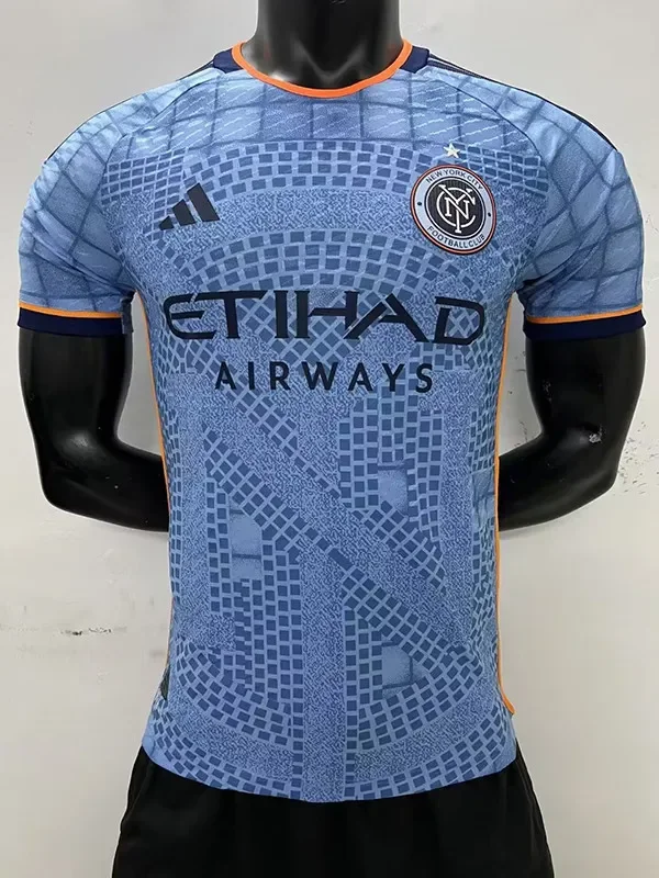 New York City 2023-24 home player version soccer jerseys (The player version is more slim fit, it is recommended to buy one size larger)