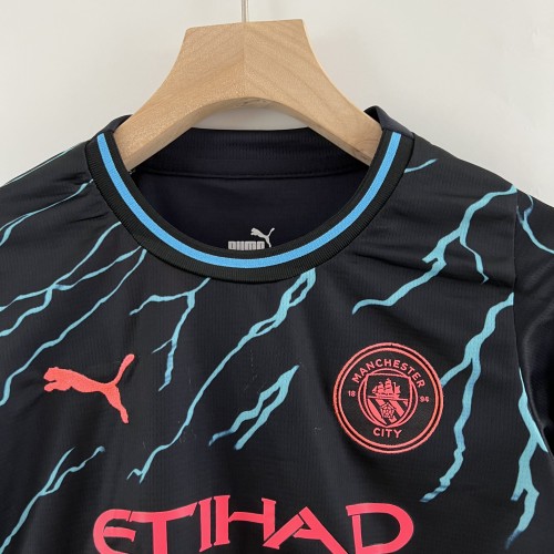 2023-24 Manchester City  third away kid kit