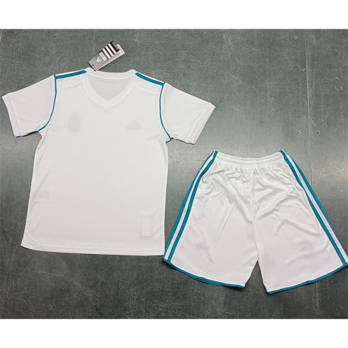 2017-18 Real Madrid   home retro kid kit