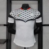 2024-25 Palestinian white player version(The player version is more slim fit, it is recommended to buy one size larger)