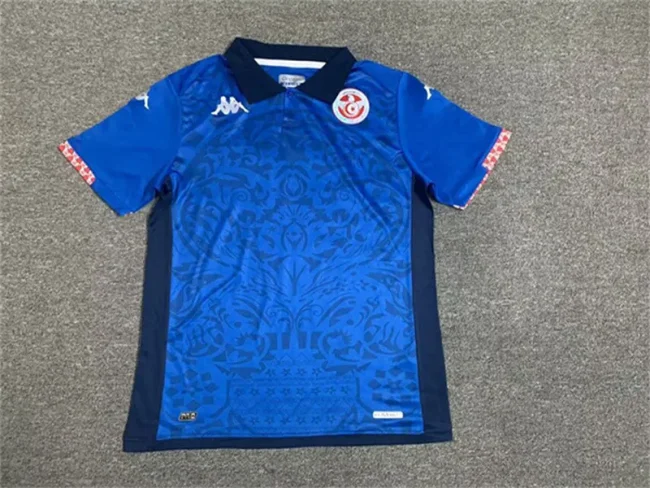 2024 Tunisia third blue jersey