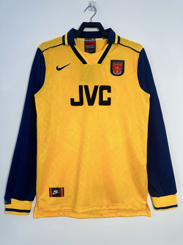 1996-94 Arsenal  away retro long sleeve jersey