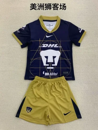 2024-25 Pumas away kids kit