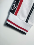 98-99 Manchester United white retro long sleeve jersey