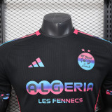 2025-26 Algeria special version black pink Player Version soccer jersey