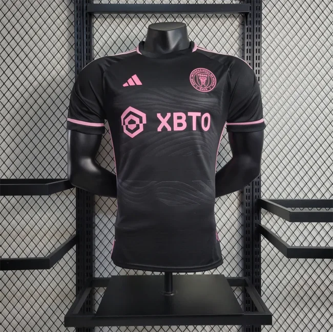 2023-24 Miami away player version soccer jerseys (The player version is more slim fit, it is recommended to buy one size larger)