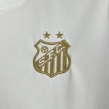 2025-26 Santos Pele 1.000 GOLS White Jersey