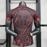 2024-25 Barcelona Red Special player version jersey(The player version is more slim fit, it is recommended to buy one size larger)