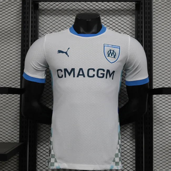 2024-25 Marseile home player version(The player version is more slim fit, it is recommended to buy one size larger)
