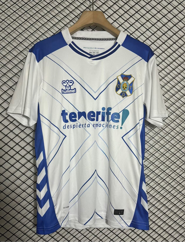 2025-26 Tenerife Home Soccer Jersey