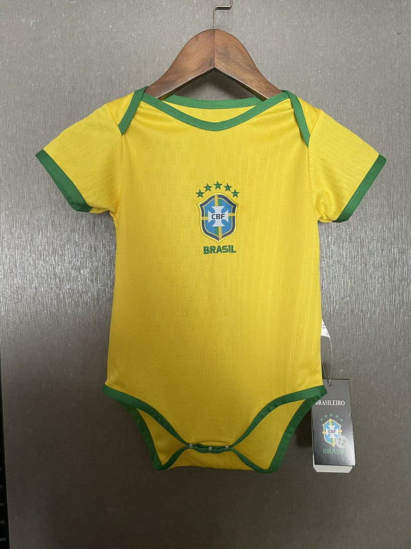 2025-26 Brazil home baby Jersey