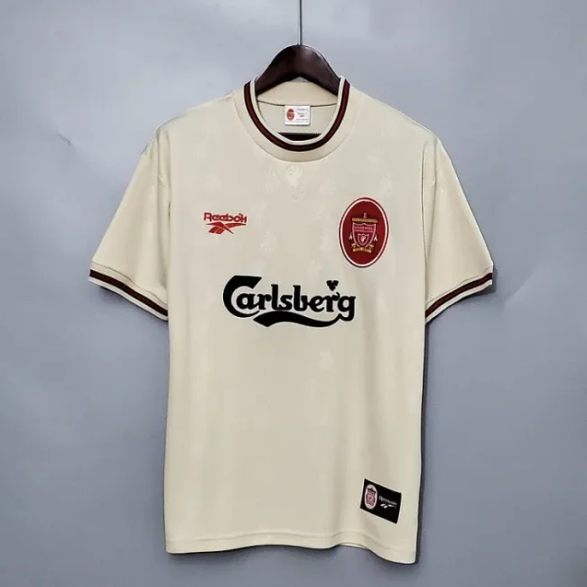 Liverpool 1996-97 away soccer jerseys