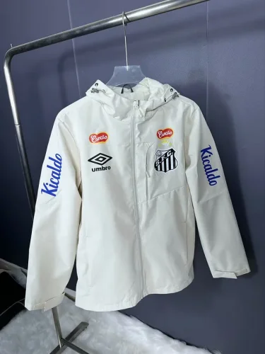 2025-26 Santos white windbreaker