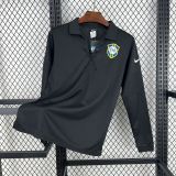 2004 Brazil Black Special long sleeve retro jersey