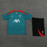 Liverpool 2024-25 green cotton training suit