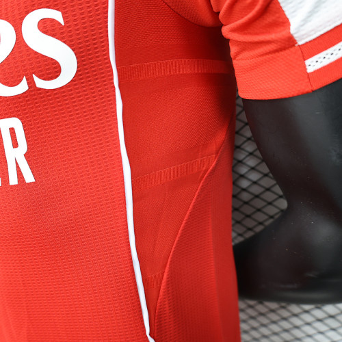 2025-26  Arsenal  red player version jersey  (The player version is more slim fit, it is recommended to buy one size larger)