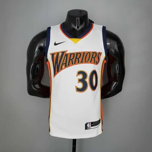 Curry #30 Warriors Rookie White
