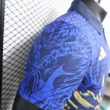 2024-25 Real Madrid blue dragon special player version jersey(The player version is more slim fit, it is recommended to buy one size larger)