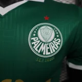 2024-25 Palmeiras home player version S-3XL(The player version is more slim fit, it is recommended to buy one size larger)