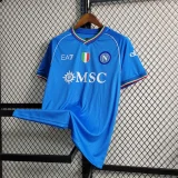 2023-24 Napoli home soccer jerseys
