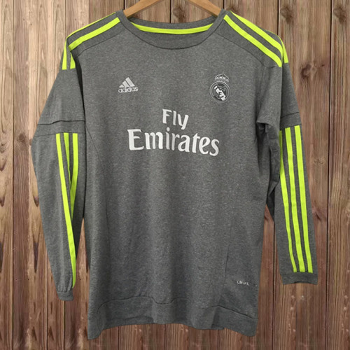 2015-16 Real Madrid   Third away retro long sleeve jersey