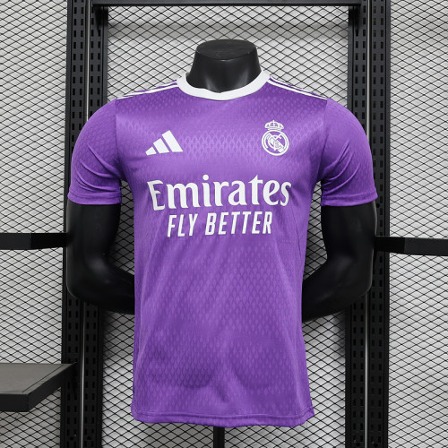 2024-25Real Madrid   Purple special player version jersey  (The player version is more slim fit, it is recommended to buy one size larger)