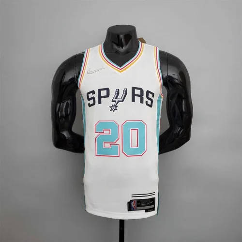 2022 season Ginobili #20 Spurs City Edition White