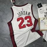 2023 season Bulls White City Edition No. 23 Jordan NBA Jersey