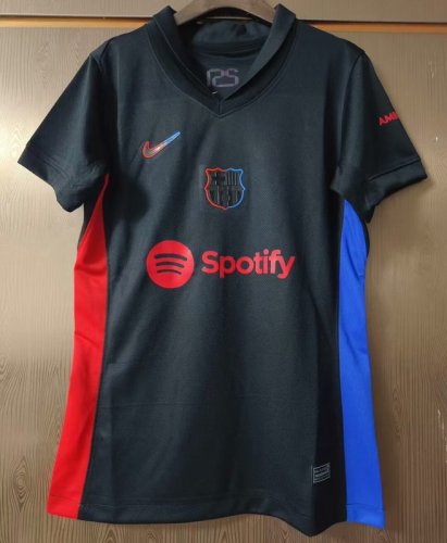2024-25 Barcelona away black woman jersey