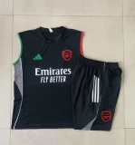 D2552# 2025-26 Arsenal black vest suit