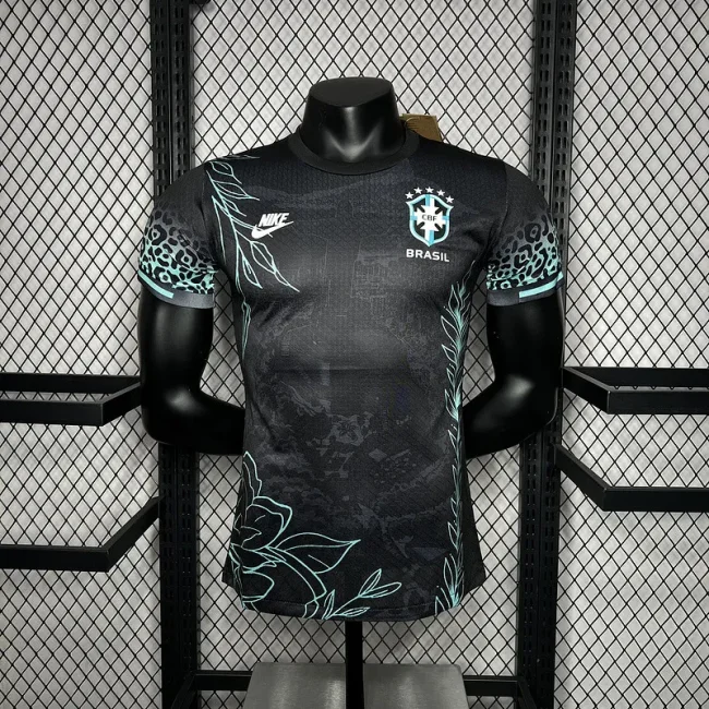Brazil 2024-25 Pele Special Edition Jersey Player Version(The player version is more slim fit, it is recommended to buy one size larger)