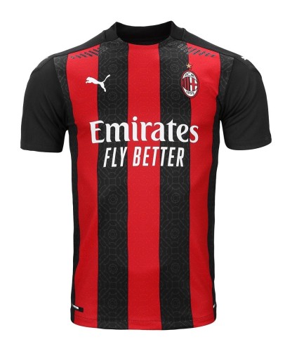 2020-21 AC Milan home soccer jersey