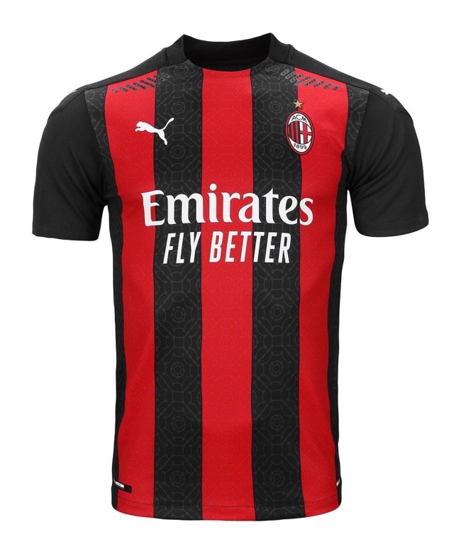 2020-21 AC Milan home soccer jersey