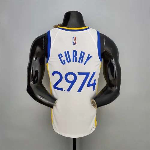 75th Anniversary Curry#2974 Warriors White