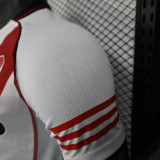 2025-26 River Plate home player version jersey  (The player version is more slim fit, it is recommended to buy one size larger)
