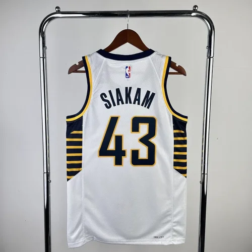 Pacers white 43 SIAKAM