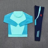 flamengo 2024-25 blue hooded tracksuit