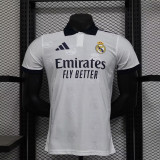 2025-26 Real Madrid   white special player version jersey  (The player version is more slim fit, it is recommended to buy one size larger)