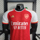 2023-24 Arsenal  home player version jersey (The player version is more slim fit, it is recommended to buy one size larger)